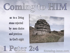 1 Peter 2:4